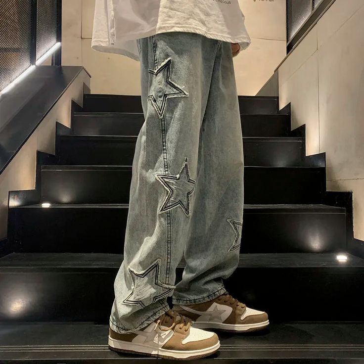 CALÇA BAGGY JEANS STELLAR Y2K NOISE