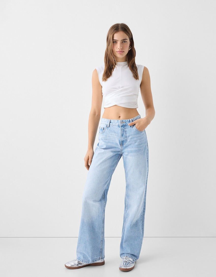 CALÇA JEANS CLOUD WIDE LEG NOISE