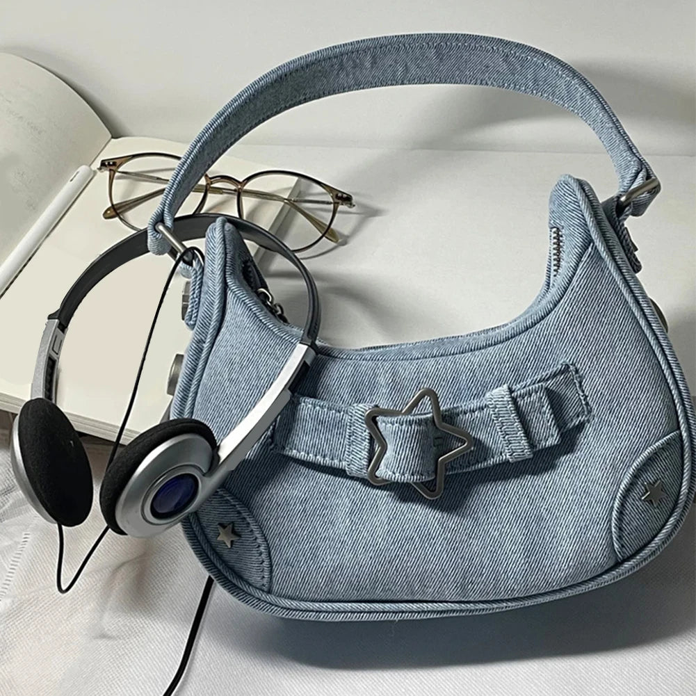 HANDBAG DENIM Y2K NOISE