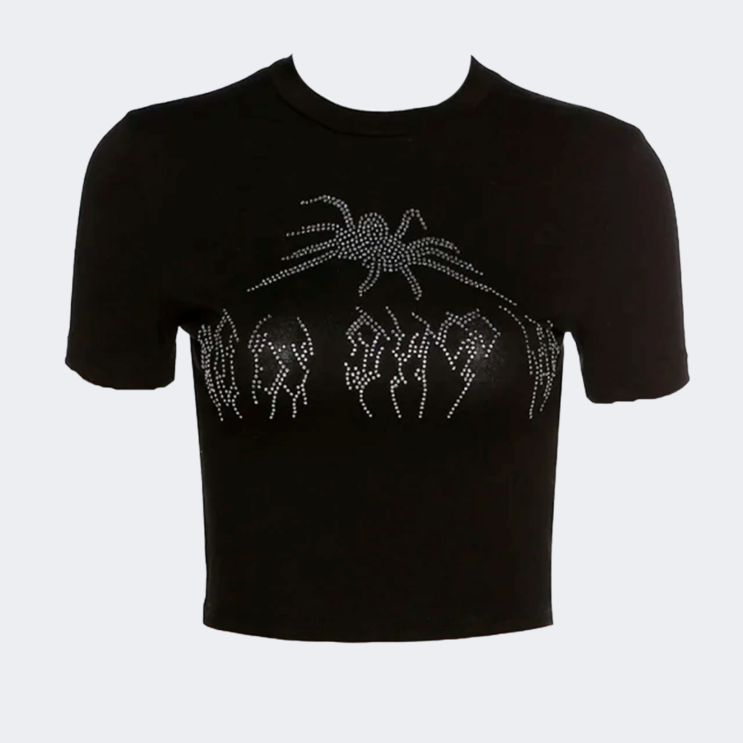 CROPTOP STREET SPIDER Y2K NOISE