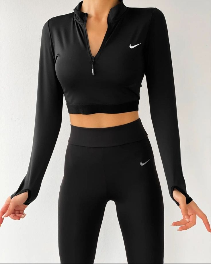 CROPPED MANGA LONGA NIKE